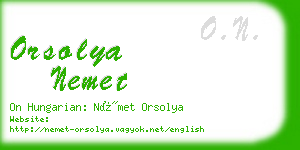 orsolya nemet business card